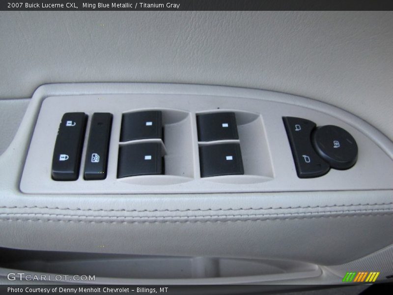 Ming Blue Metallic / Titanium Gray 2007 Buick Lucerne CXL