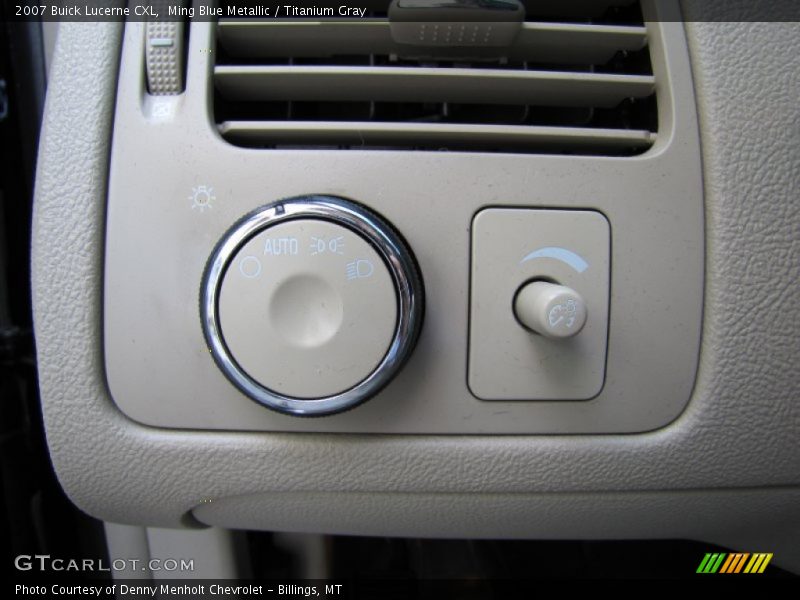 Ming Blue Metallic / Titanium Gray 2007 Buick Lucerne CXL