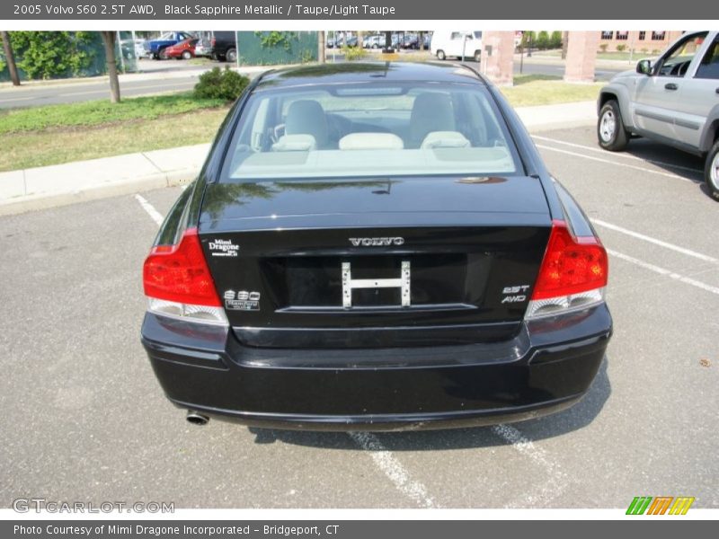 Black Sapphire Metallic / Taupe/Light Taupe 2005 Volvo S60 2.5T AWD