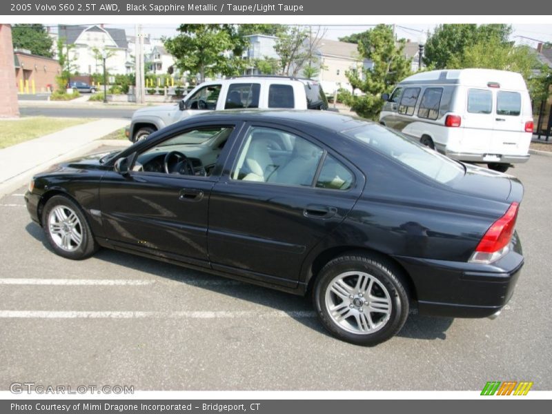 Black Sapphire Metallic / Taupe/Light Taupe 2005 Volvo S60 2.5T AWD