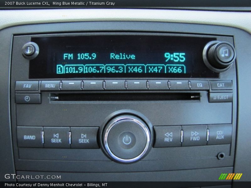 Ming Blue Metallic / Titanium Gray 2007 Buick Lucerne CXL