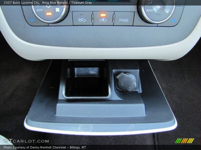 Ming Blue Metallic / Titanium Gray 2007 Buick Lucerne CXL