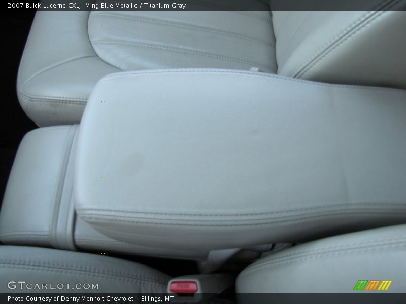 Ming Blue Metallic / Titanium Gray 2007 Buick Lucerne CXL