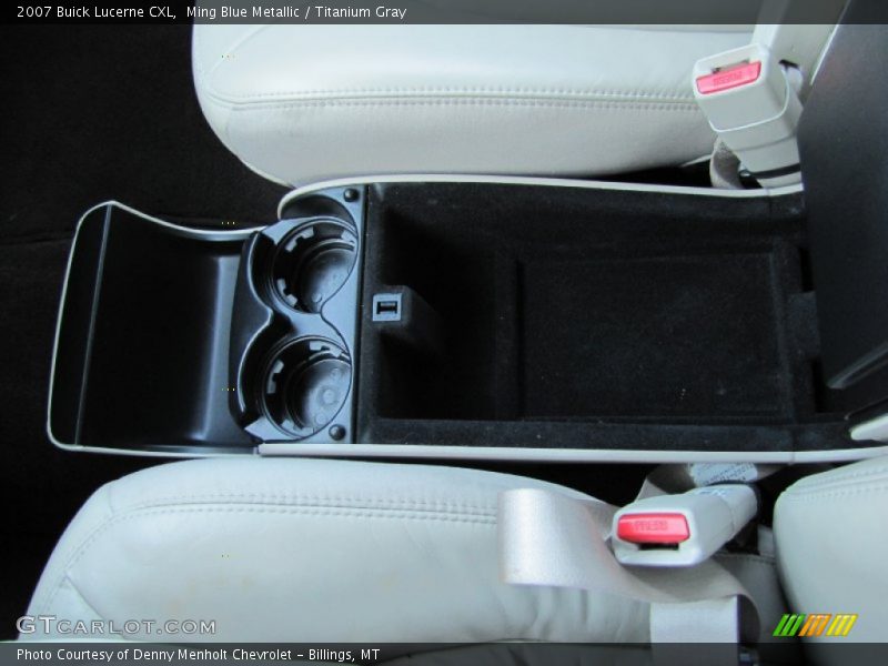 Ming Blue Metallic / Titanium Gray 2007 Buick Lucerne CXL