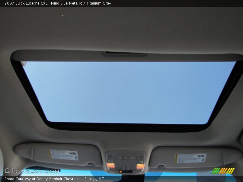 Ming Blue Metallic / Titanium Gray 2007 Buick Lucerne CXL