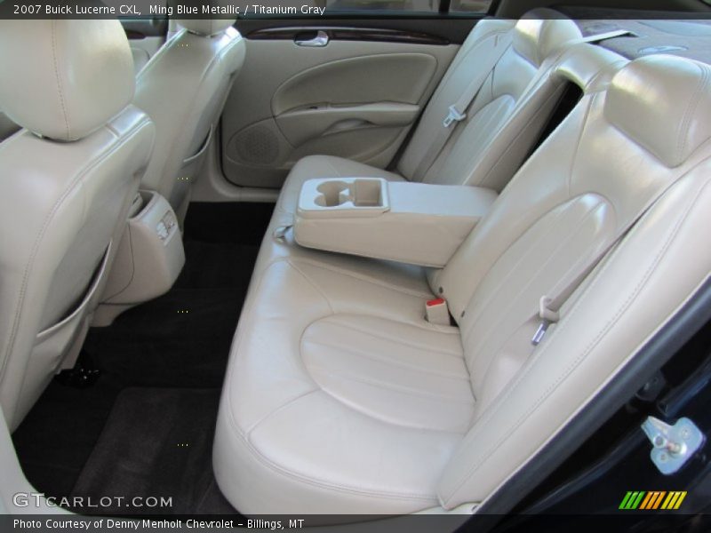 Ming Blue Metallic / Titanium Gray 2007 Buick Lucerne CXL
