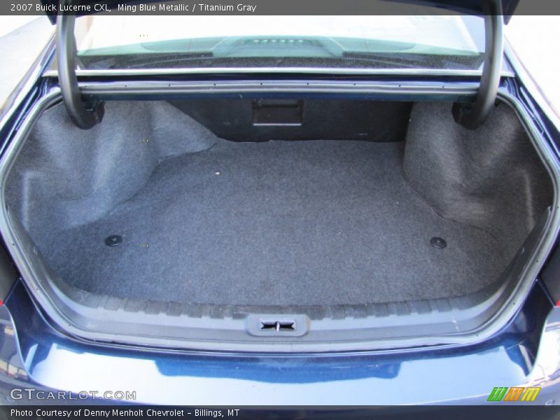 Ming Blue Metallic / Titanium Gray 2007 Buick Lucerne CXL