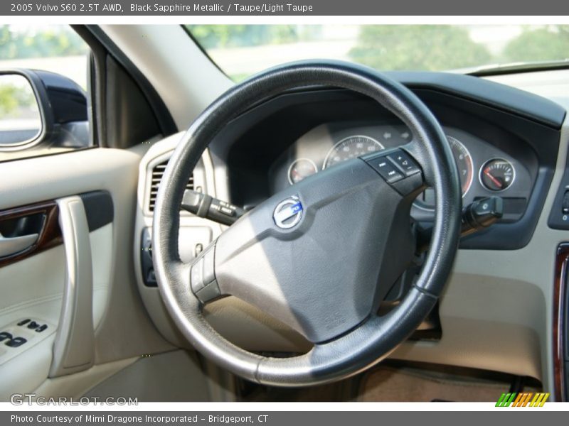 Black Sapphire Metallic / Taupe/Light Taupe 2005 Volvo S60 2.5T AWD