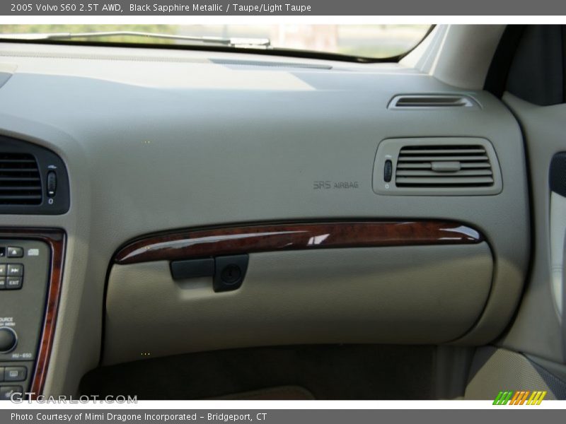 Black Sapphire Metallic / Taupe/Light Taupe 2005 Volvo S60 2.5T AWD
