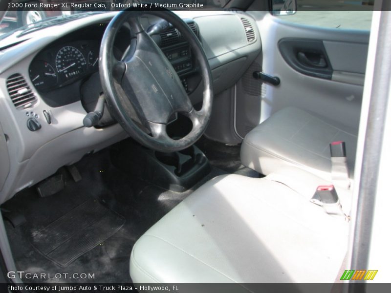 Oxford White / Medium Graphite 2000 Ford Ranger XL Regular Cab