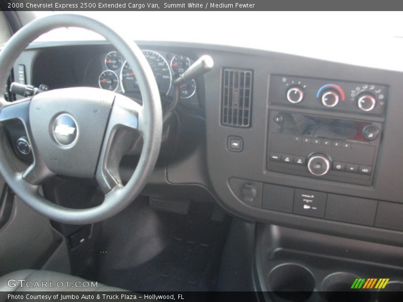 Summit White / Medium Pewter 2008 Chevrolet Express 2500 Extended Cargo Van