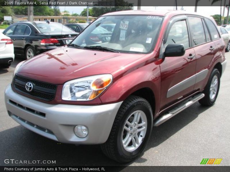Salsa Red Pearl / Dark Charcoal 2005 Toyota RAV4