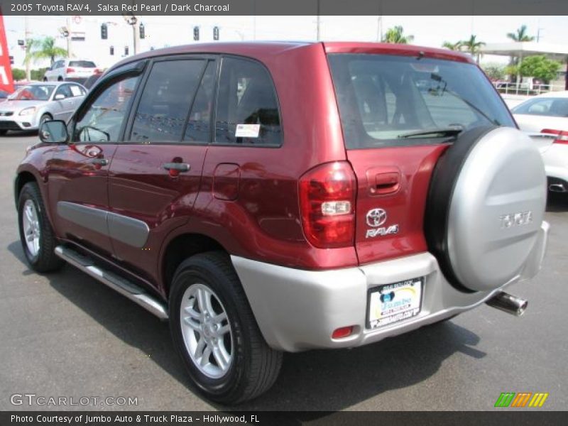 Salsa Red Pearl / Dark Charcoal 2005 Toyota RAV4