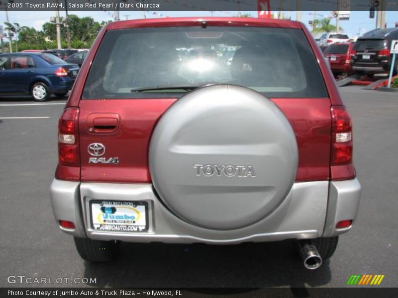 Salsa Red Pearl / Dark Charcoal 2005 Toyota RAV4