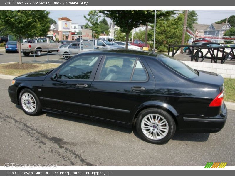 Black / Granite Gray 2005 Saab 9-5 Arc Sedan