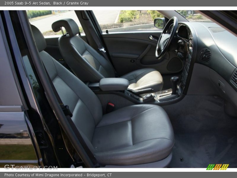 Black / Granite Gray 2005 Saab 9-5 Arc Sedan