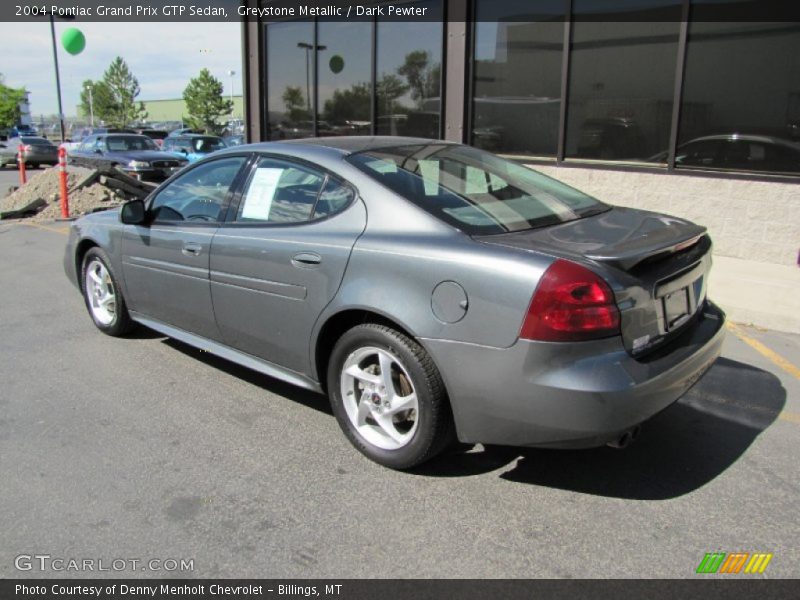 Greystone Metallic / Dark Pewter 2004 Pontiac Grand Prix GTP Sedan