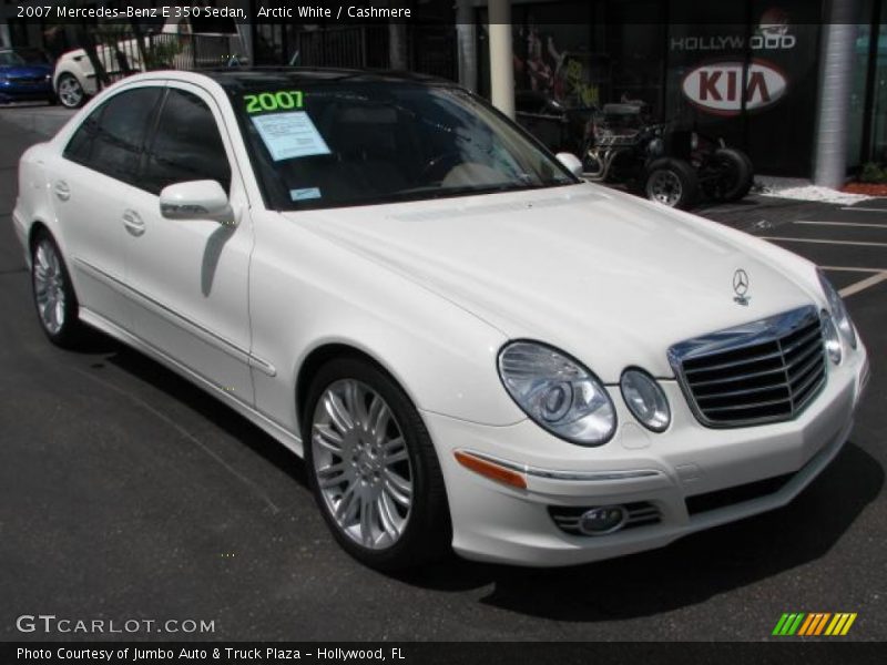 Arctic White / Cashmere 2007 Mercedes-Benz E 350 Sedan