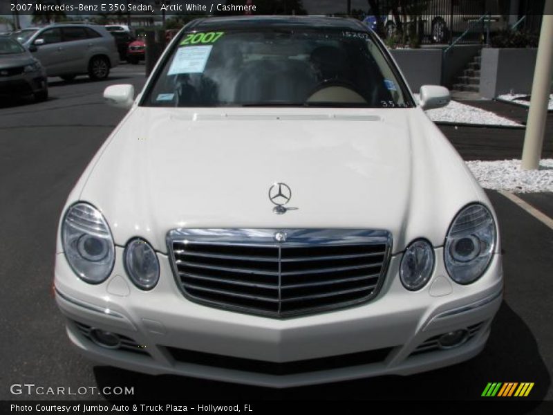 Arctic White / Cashmere 2007 Mercedes-Benz E 350 Sedan