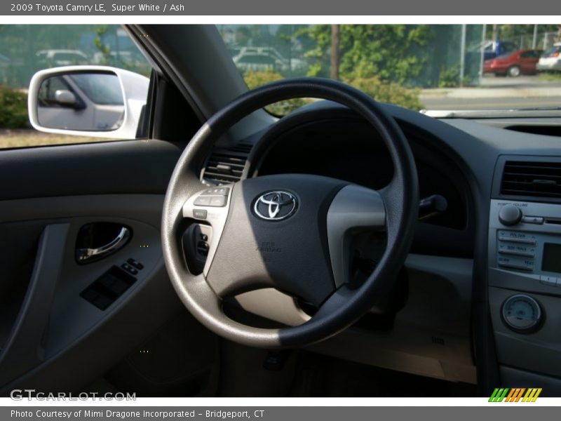 Super White / Ash 2009 Toyota Camry LE