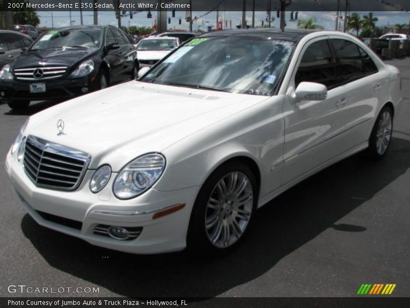 Arctic White / Cashmere 2007 Mercedes-Benz E 350 Sedan