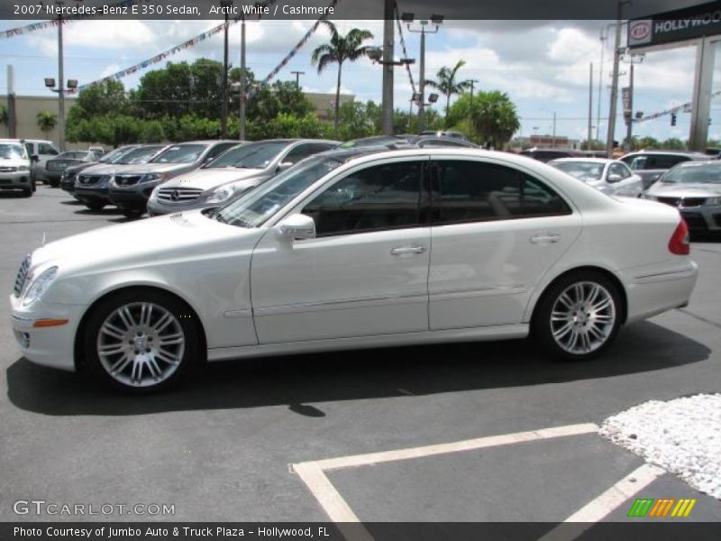 Arctic White / Cashmere 2007 Mercedes-Benz E 350 Sedan
