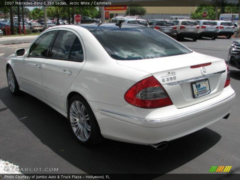 Arctic White / Cashmere 2007 Mercedes-Benz E 350 Sedan