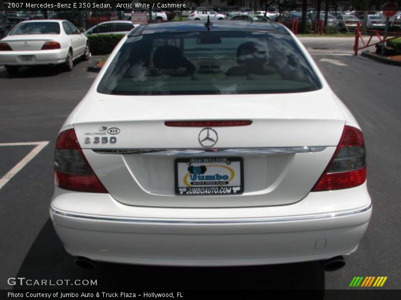 Arctic White / Cashmere 2007 Mercedes-Benz E 350 Sedan