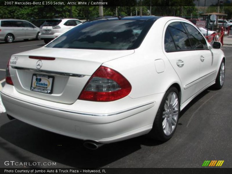 Arctic White / Cashmere 2007 Mercedes-Benz E 350 Sedan