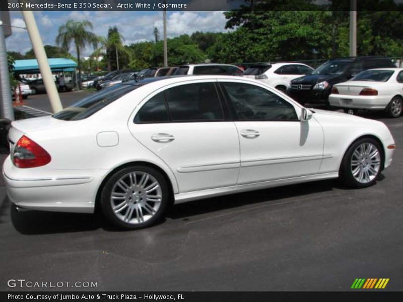 Arctic White / Cashmere 2007 Mercedes-Benz E 350 Sedan