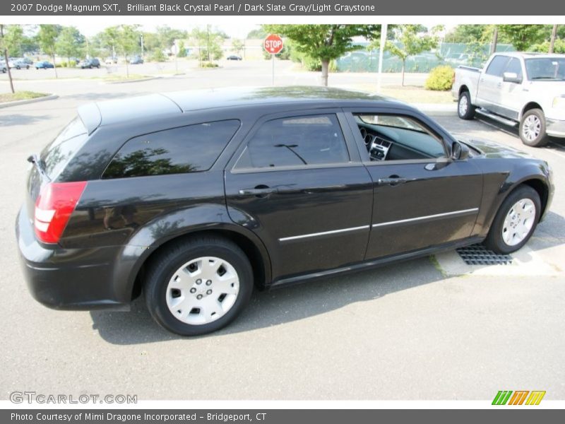 Brilliant Black Crystal Pearl / Dark Slate Gray/Light Graystone 2007 Dodge Magnum SXT