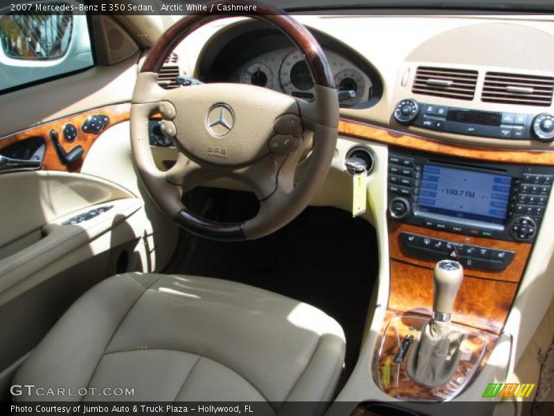 Arctic White / Cashmere 2007 Mercedes-Benz E 350 Sedan