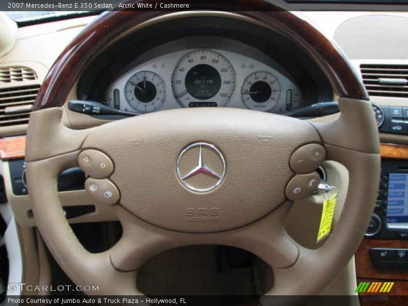 Arctic White / Cashmere 2007 Mercedes-Benz E 350 Sedan