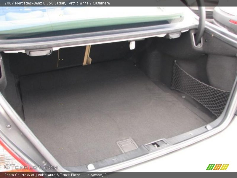 Arctic White / Cashmere 2007 Mercedes-Benz E 350 Sedan