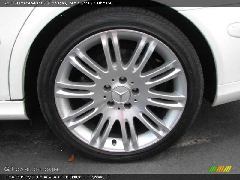 Arctic White / Cashmere 2007 Mercedes-Benz E 350 Sedan