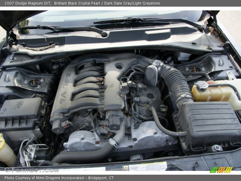 Brilliant Black Crystal Pearl / Dark Slate Gray/Light Graystone 2007 Dodge Magnum SXT