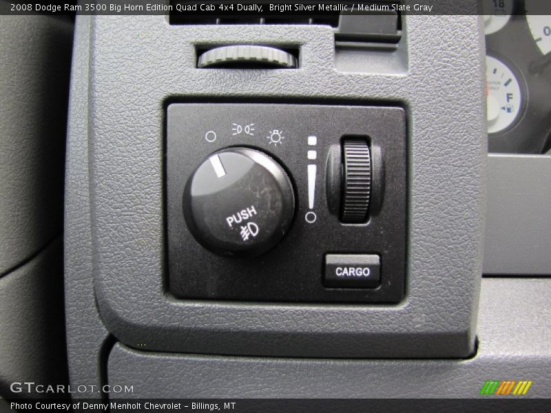 Bright Silver Metallic / Medium Slate Gray 2008 Dodge Ram 3500 Big Horn Edition Quad Cab 4x4 Dually