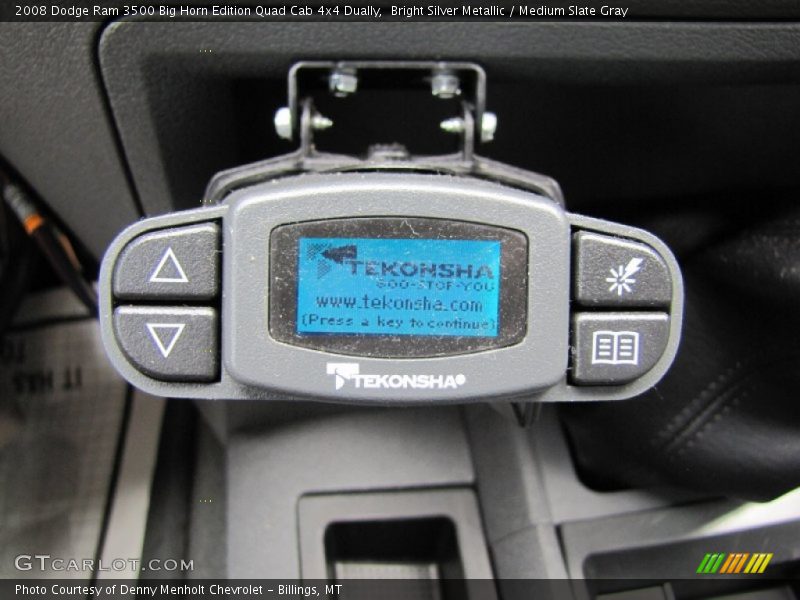 Bright Silver Metallic / Medium Slate Gray 2008 Dodge Ram 3500 Big Horn Edition Quad Cab 4x4 Dually