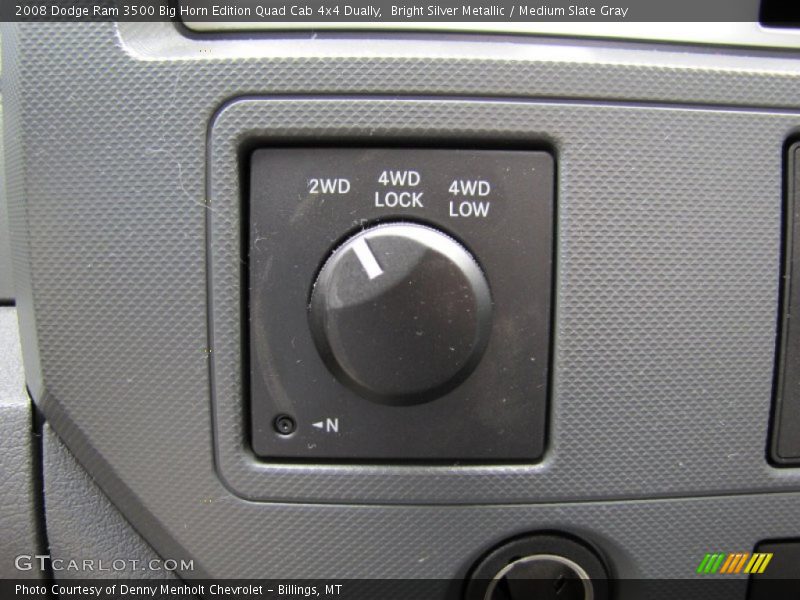 Bright Silver Metallic / Medium Slate Gray 2008 Dodge Ram 3500 Big Horn Edition Quad Cab 4x4 Dually