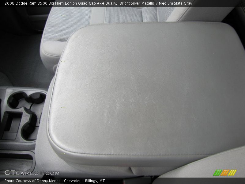 Bright Silver Metallic / Medium Slate Gray 2008 Dodge Ram 3500 Big Horn Edition Quad Cab 4x4 Dually
