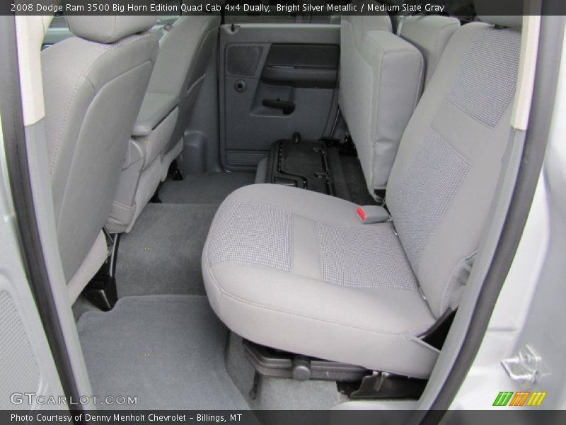 Bright Silver Metallic / Medium Slate Gray 2008 Dodge Ram 3500 Big Horn Edition Quad Cab 4x4 Dually