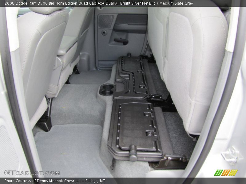Bright Silver Metallic / Medium Slate Gray 2008 Dodge Ram 3500 Big Horn Edition Quad Cab 4x4 Dually
