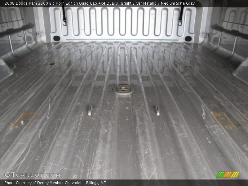 Bright Silver Metallic / Medium Slate Gray 2008 Dodge Ram 3500 Big Horn Edition Quad Cab 4x4 Dually