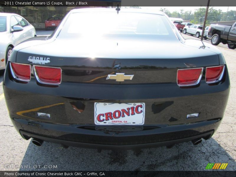 Black / Black 2011 Chevrolet Camaro LS Coupe