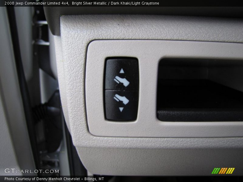 Bright Silver Metallic / Dark Khaki/Light Graystone 2008 Jeep Commander Limited 4x4