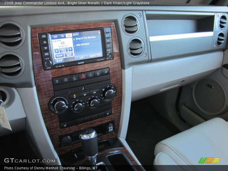 Bright Silver Metallic / Dark Khaki/Light Graystone 2008 Jeep Commander Limited 4x4