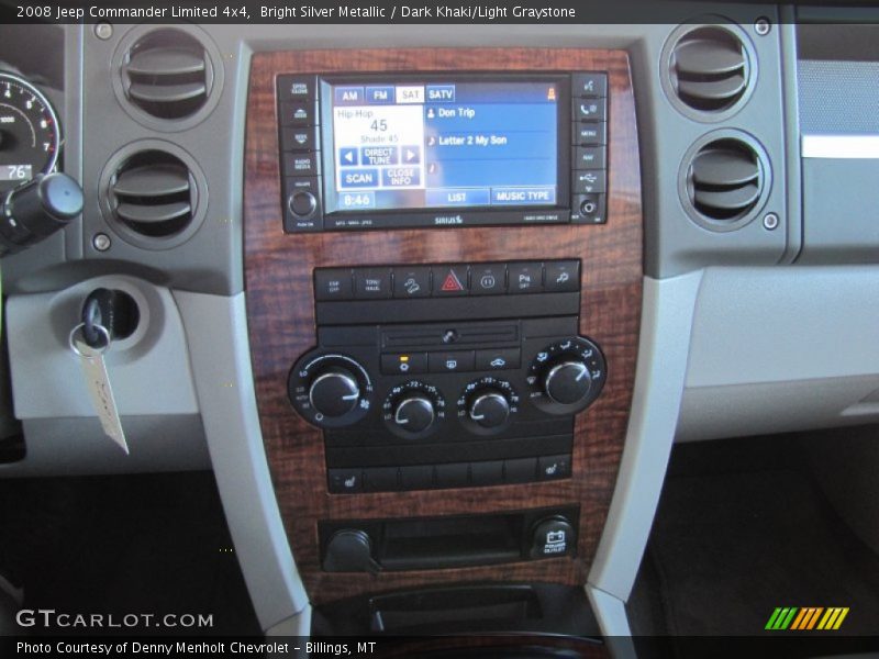 Bright Silver Metallic / Dark Khaki/Light Graystone 2008 Jeep Commander Limited 4x4