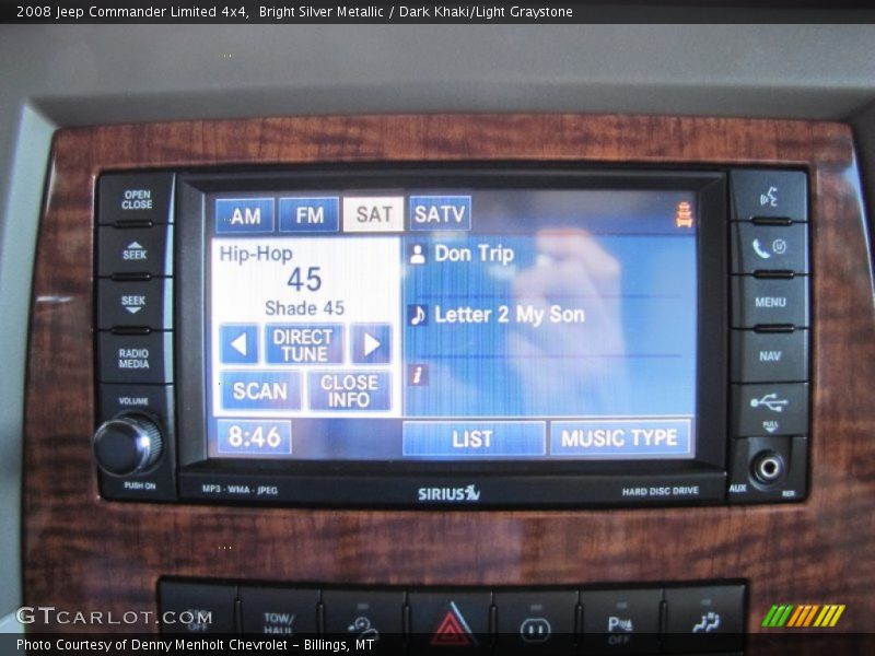 Bright Silver Metallic / Dark Khaki/Light Graystone 2008 Jeep Commander Limited 4x4