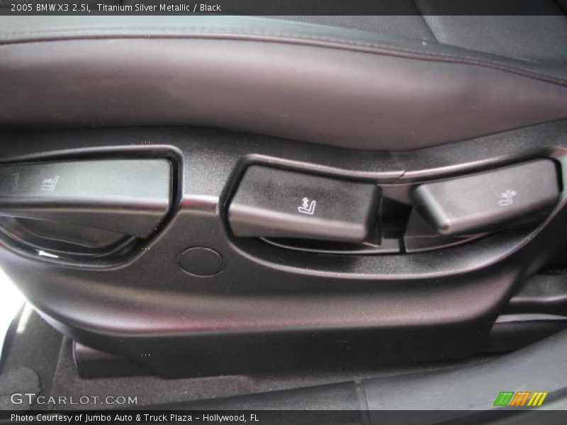 Titanium Silver Metallic / Black 2005 BMW X3 2.5i