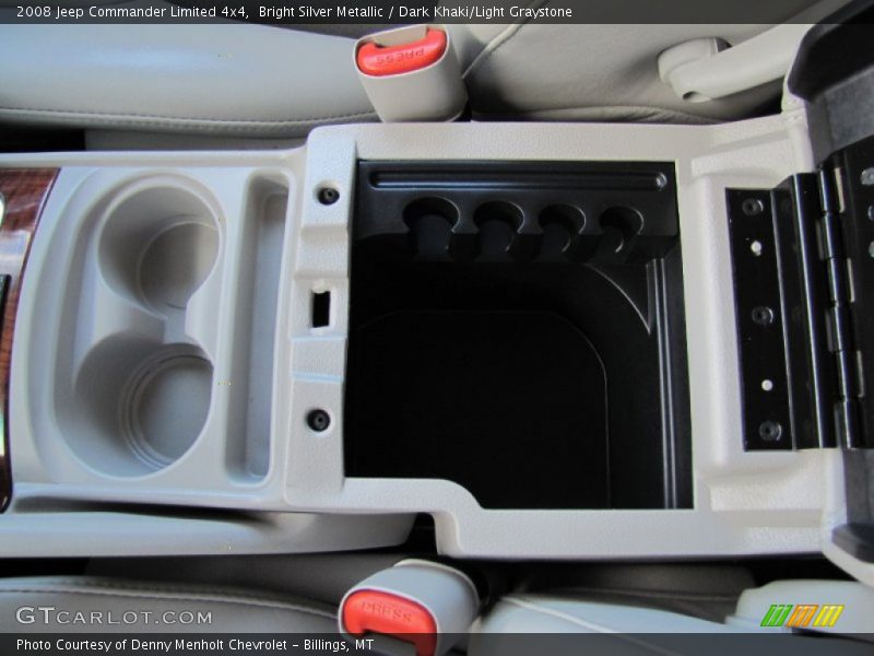 Bright Silver Metallic / Dark Khaki/Light Graystone 2008 Jeep Commander Limited 4x4